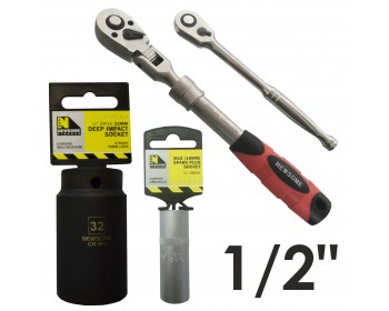 1/2in Ratchets, Socketry & Accessories  